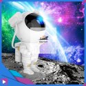 Projektor Gwiazd Astronauta Stojący LED 8 Trybów Pilot Ruchoma Głowa Lampka Nocna ASATO®