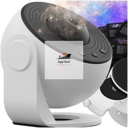 Projektor Gwiazd Planetarium LED 12w1 Lampka Nocna Obrót 360° dla Dzieci i Dorosłych ASATO®