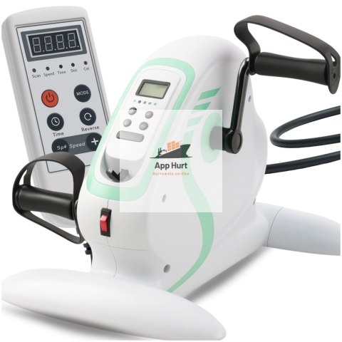 Rotor Elektryczny Rehabilitacyjny do Ćwiczeń Rąk i Nóg 2w1 Pilot Wyświetlacz LCD 12 Prędkości Rehabilitacja ASATO®