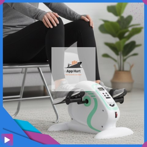 Rotor Elektryczny Rehabilitacyjny do Ćwiczeń Rąk i Nóg 2w1 Pilot Wyświetlacz LCD 12 Prędkości Rehabilitacja ASATO®