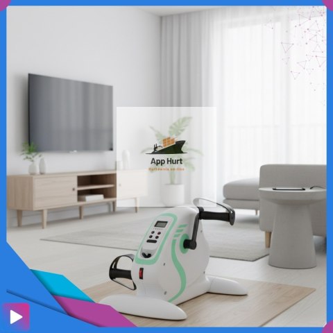 Rotor Elektryczny Rehabilitacyjny do Ćwiczeń Rąk i Nóg 2w1 Pilot Wyświetlacz LCD 12 Prędkości Rehabilitacja ASATO®