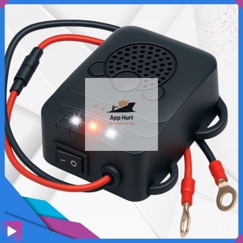 Samochodowy Odstraszacz Gryzoni Kuny Ultradźwiękowy Auto Buzzer LED z Błyskiem 12V ASATO®