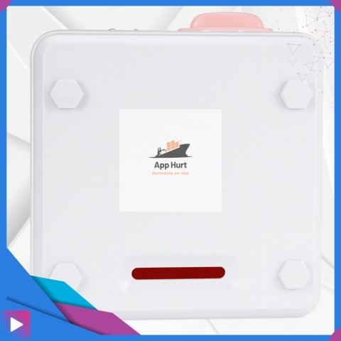 Sejf Skarbonka dla Dziewczynki na Kluczyk Dźwięki Melodie Zabawkowy Bankomat Różowy ASATO®