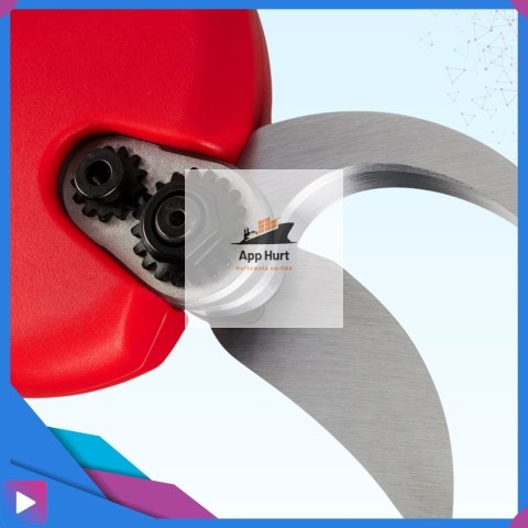 Sekator Akumulatorowy Elektryczne Nożyce do Gałęzi Bezszczotkowy Ogrodowy 120W 21V 2x Akumulator Walizka i Akcesoria ASATO®