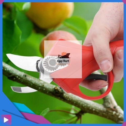 Sekator Akumulatorowy Elektryczne Nożyce do Gałęzi Bezszczotkowy Ogrodowy 120W 21V 2x Akumulator Walizka i Akcesoria ASATO®