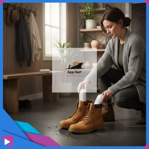 Suszarka do Butów Rękawic Kasków Dezynfekcja Cicha Praca Energooszczędna Kompaktowa ASATO®