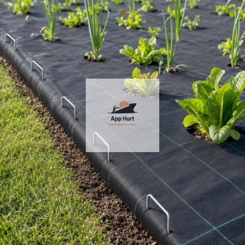Szpilki do agrowłókniny ASATO® 15x7 cm 100 szt. stal ocynkowana mocne kotwy typu U