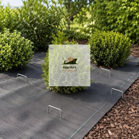 Szpilki do agrowłókniny ASATO® 15x7 cm 100 szt. stal ocynkowana mocne kotwy typu U