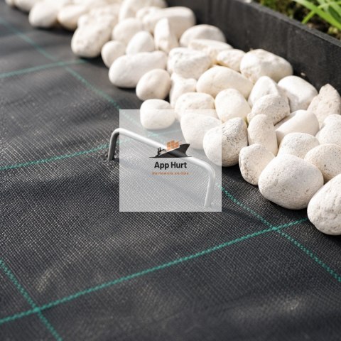 Szpilki do agrowłókniny ASATO® 15x7 cm 100 szt. stal ocynkowana mocne kotwy typu U